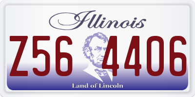 IL license plate Z564406