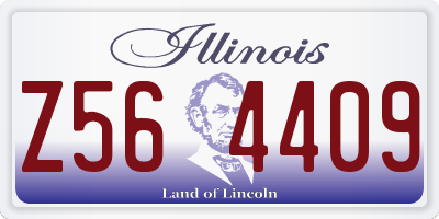 IL license plate Z564409