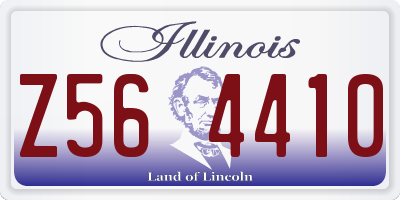 IL license plate Z564410