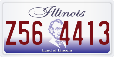 IL license plate Z564413