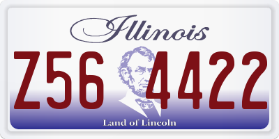 IL license plate Z564422