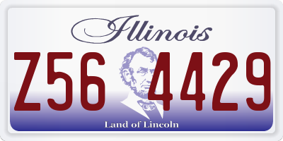 IL license plate Z564429