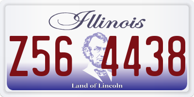 IL license plate Z564438