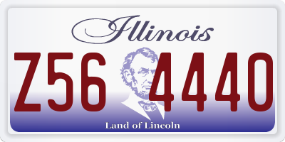 IL license plate Z564440