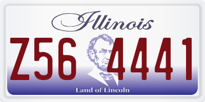 IL license plate Z564441