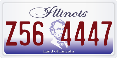 IL license plate Z564447