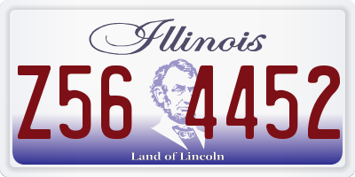 IL license plate Z564452