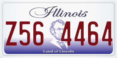 IL license plate Z564464
