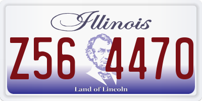 IL license plate Z564470