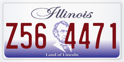 IL license plate Z564471