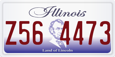 IL license plate Z564473
