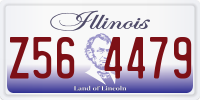 IL license plate Z564479