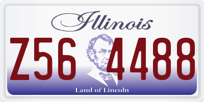 IL license plate Z564488