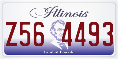 IL license plate Z564493