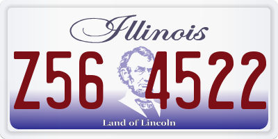 IL license plate Z564522