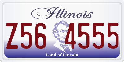 IL license plate Z564555