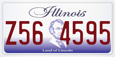 IL license plate Z564595