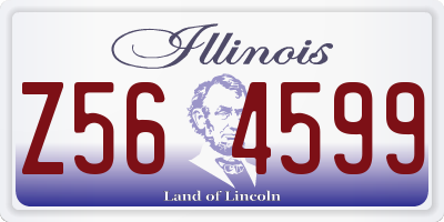 IL license plate Z564599