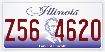 IL license plate Z564620
