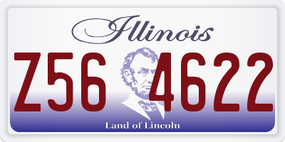 IL license plate Z564622