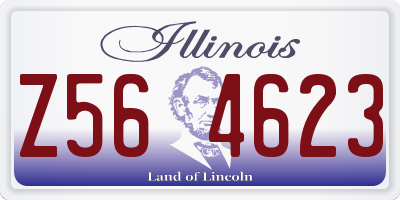 IL license plate Z564623