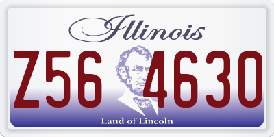 IL license plate Z564630