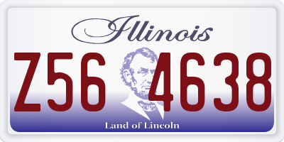 IL license plate Z564638