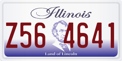 IL license plate Z564641