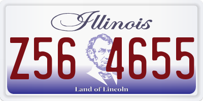 IL license plate Z564655