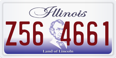 IL license plate Z564661