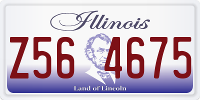 IL license plate Z564675