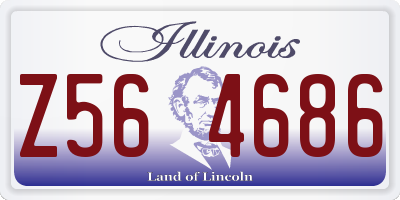 IL license plate Z564686