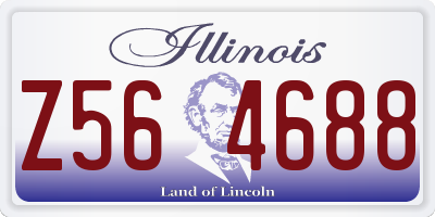 IL license plate Z564688