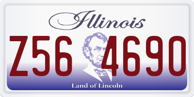 IL license plate Z564690
