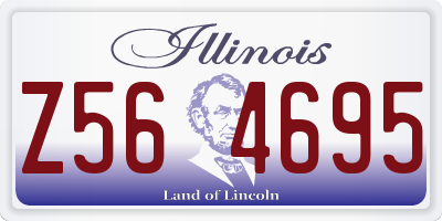 IL license plate Z564695