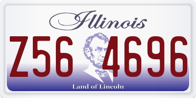 IL license plate Z564696