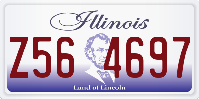 IL license plate Z564697