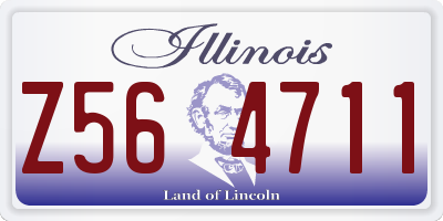 IL license plate Z564711