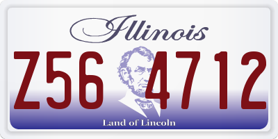 IL license plate Z564712