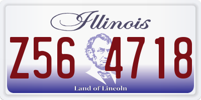 IL license plate Z564718