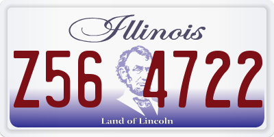 IL license plate Z564722