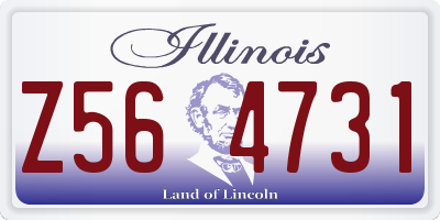 IL license plate Z564731
