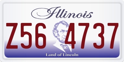 IL license plate Z564737