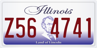 IL license plate Z564741