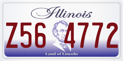 IL license plate Z564772