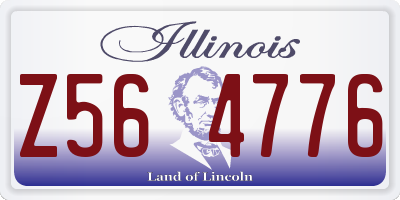 IL license plate Z564776