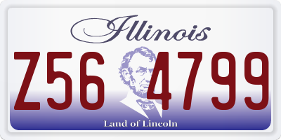 IL license plate Z564799