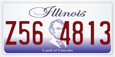 IL license plate Z564813