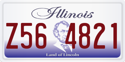 IL license plate Z564821