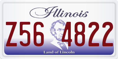 IL license plate Z564822